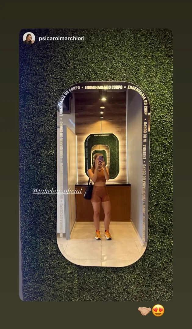 Cliente treinando com a TakeBag